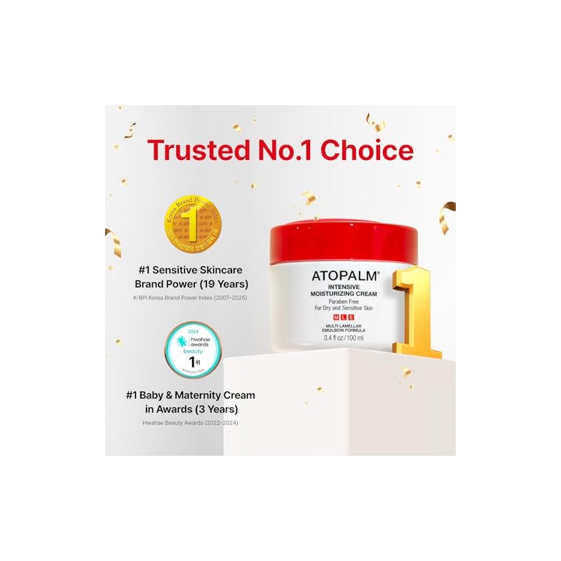 Atopalm Intensive Moisturizing Cream, 3.4 fl. Ounce