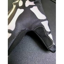 EXCEREY Guantes de ciclismo reflectantes para deportes al aire última intervensión, paseo nocturno, conducción, escalada, dedo completo para hombres y mujeres (blanco, M)