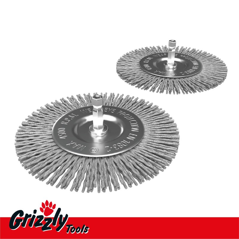 Grout Brush Nylon Replacement Brush Nylon Brush | 2-Piece Weed