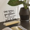 Motivational Gifts for Home Office Decor, One Small Positive Thought