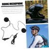 MAGICLULU Motorcycle Helmet Audio System Ergonomic Earphone with Windproof Noise