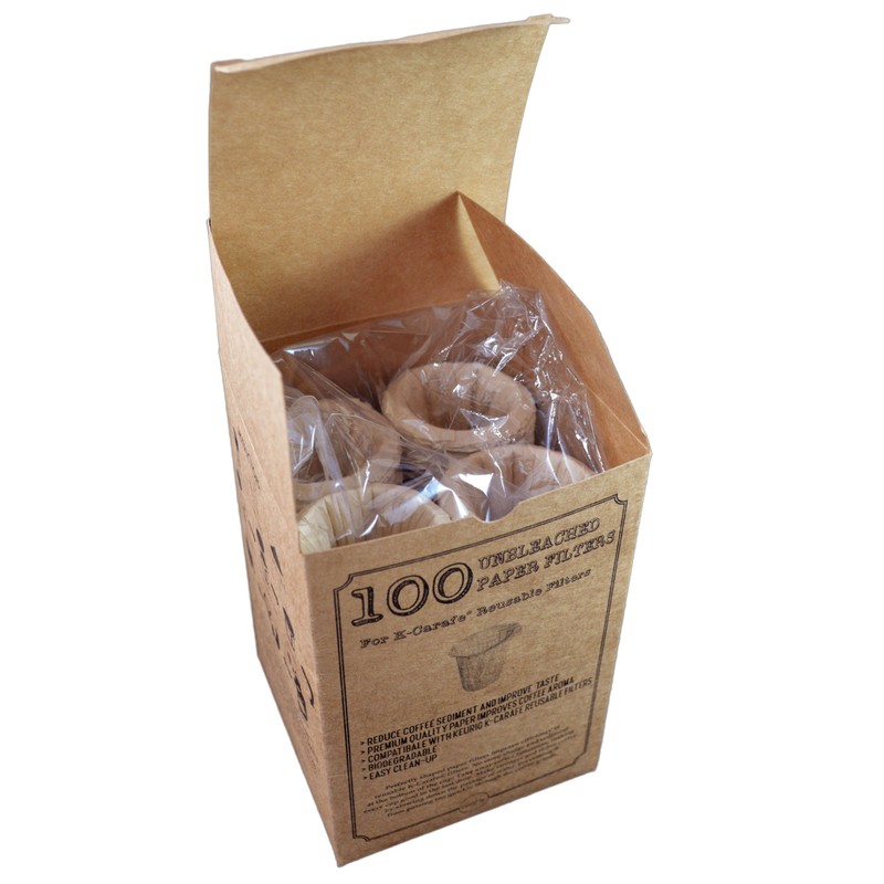 canFly Premium Paper Filters for K-Carafe Reusable Coffee Filter (Unbleached