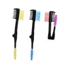 Healeved 3pcs Portable Double Foldable Eyebrow Comb Eyelash Curler Grooming
