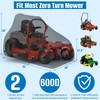 SIRUITON Zero Turn Mower Cover, Heavy Duty 600D Oxford Zero