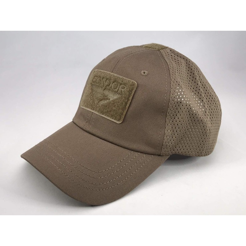 CONDOR MESH TACTICAL CAP BROWN TCM-019