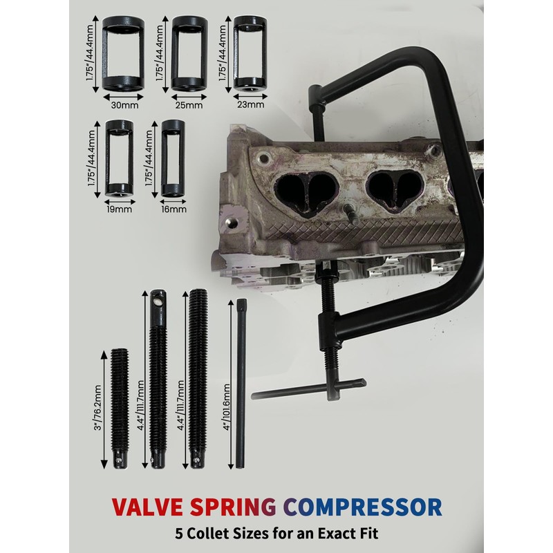 Punmew Valve Spring Compressor 10pcs Valve Spring Tool for Motorcycle,