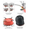 Foldable Camping Stove Stainless Steel Aluminum Alloy Portable Backpacking Stoves