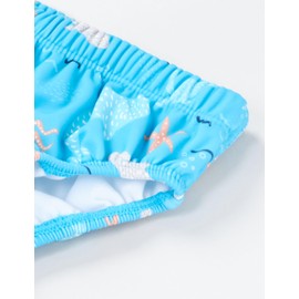 Playshoes UV Protection Nappy Pants Unisex Children's Swimming Trunks Swimming Trunks Swimwear Sea Animals 74/80, Sea creatures