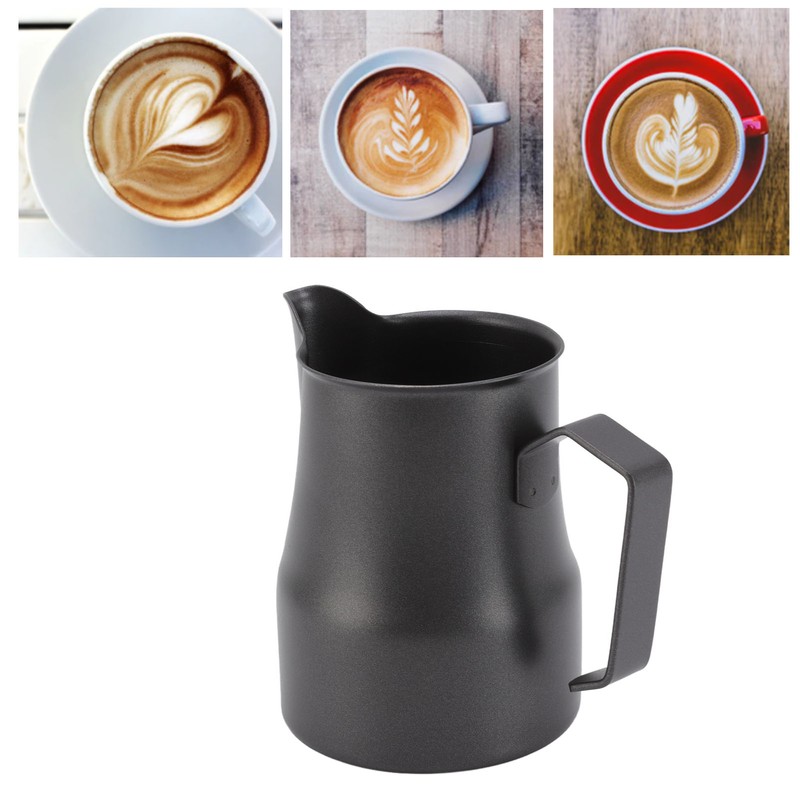 Coffee Frothing Pitcher 304 Stainless Steel Milk Steaming Jug Cup