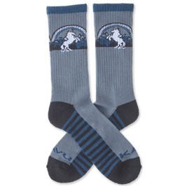 KAVU Moonwalk Wool Hiking Socks - Unicorn Love