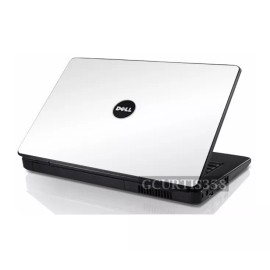 Unbranded/Generic WHITE Vinyl Lid Skin Cover Decal fits Dell Inspiron 1545 1546 Laptop