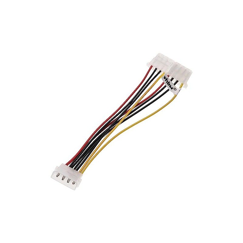 vhbw IDE Y Power Cable to 2X Molex Female for