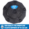 Magnum Tool Trash Can Dolly with Wheels, Heavy Duty Universal