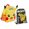 Pokemon Glow In The Dark Drawstring Gym Bag Pikachu School