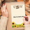 JarThenaAMCS 240 Sheets Highland Cow Sticky Notes Set 8 Designs