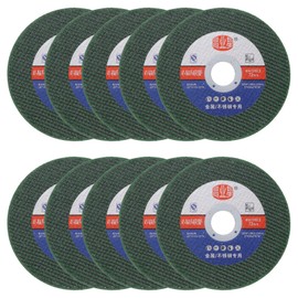 HARFINGTON 10pcs Cut Off Wheels 5" x 1/20" x 7/8" Ultra Thin Cut-Off Wheels Angle Grinder Cutting Discs General Metal Cutting Disc for Stainless Steel Cast Iron Copper, Green