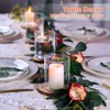 UPBUD 4 Inch Small Glass Cylinder Vases for Centerpieces |