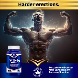VIM5, potenciador de testosterona, mejora masculina, aumenta la resistencia, potencia