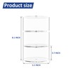 Hongtuocb 3 Layers Acrylic Belt Organizer for Closet, Belt Holder