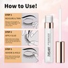 Tadaki Eyelashes Adhesive with Waterproof HoldClearLatex-Free, Professional Hypoallergenic Glue for