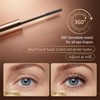 2 PCS Mascara for Older Women, Brown and Black Volume
