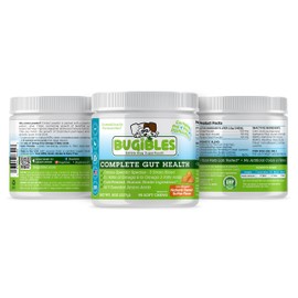 Bugibles Bugibles Probiotics for Dogs with Cricket Powder - Dog Probiotic Chews for Complete Gut Health (Pre, Pro & Post Biotics) - All-Natural Ingredients for Dogs Digestive Health, Allergy and Immune Support