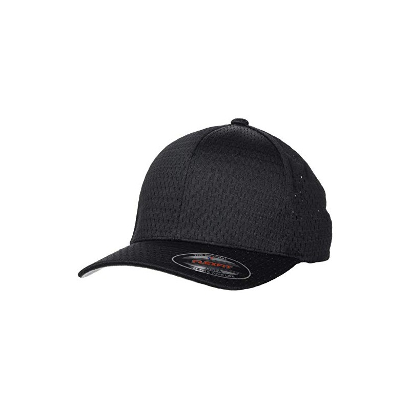 Flex fit Athletic Mesh Cap, Black, Standard Size