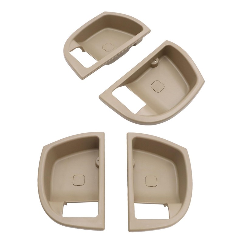 FZJDSD 4Pcs Beige Left and Right Inside Door Handle Frame