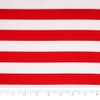 Singer Print Fabric, 100% Cotton, 1 Yard Precut, Red Stripe