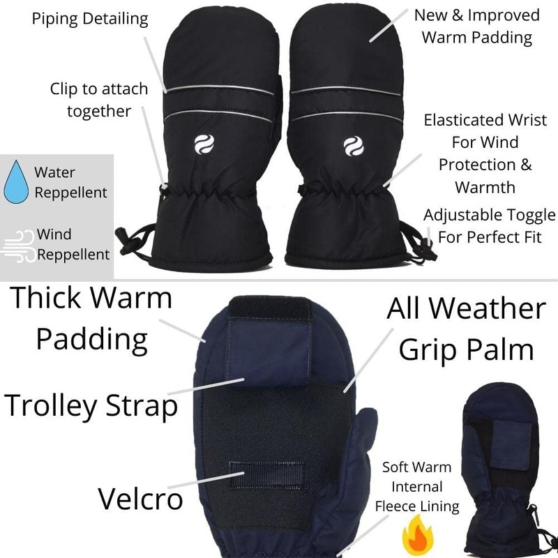 Surprizeshop Winter Golf Mitts Pair | Left & Right Hand