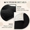 Basic Beyond Chair Cushions for Dining Chairs 6 Pack, Memory