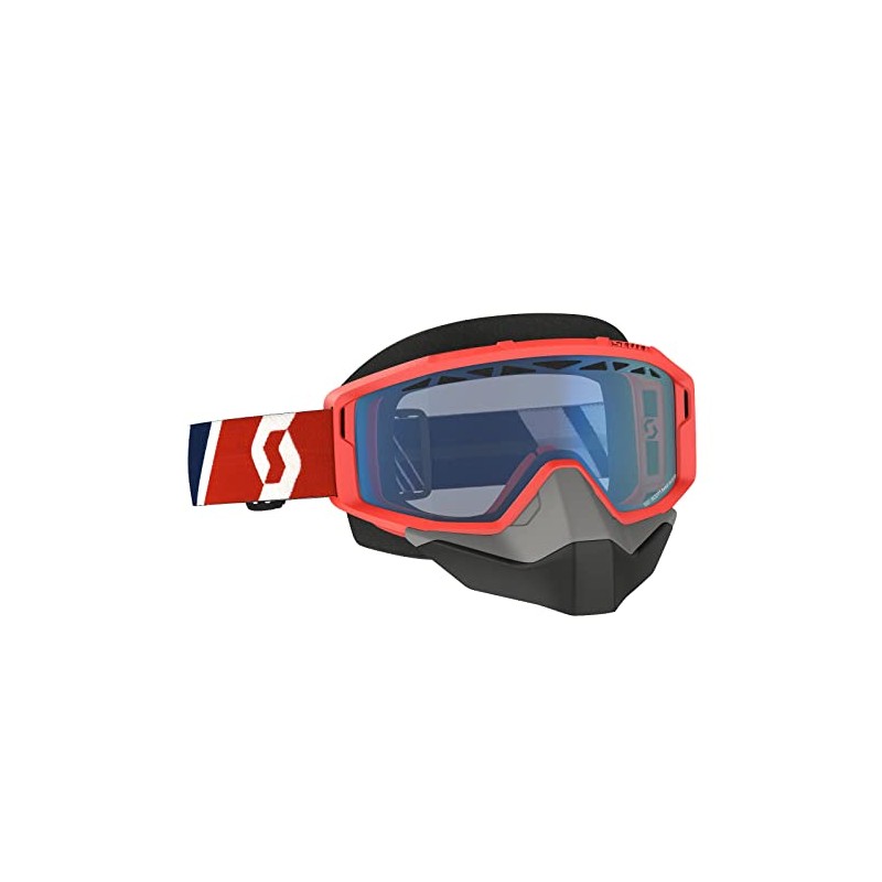 Scott Primal Snow Cross Red/Blue Glasses (Red/Blue, One Size)