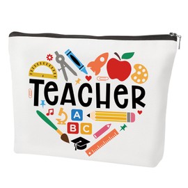 jeowicti Teacher Gifts for Women,Teacher Bag,Back to School Gifts for Teachers,First Day of School Gift,Best Bags for Teachers,Makeup Bags for Women,Thank You Gift,Appreciation Presents