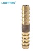 LTWFITTING Brass Barb Splicer Mender 1/4-Inch Hose ID Fitting for