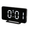 Digital Mirror Alarm Clock 5V Double Alarm Snooze Function LED