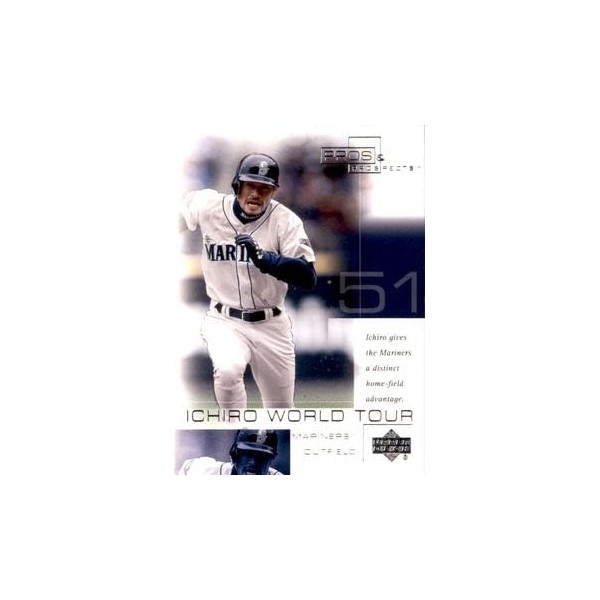 2001 Upper Deck Pros and Prospects Baseball Ichiro World Tour