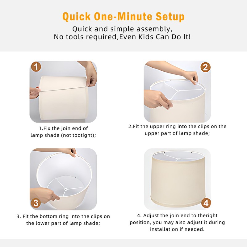 tall star drum lamp shades 10 * 10 * 11.8in