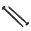 3.5mm x 45mm Self-Drilling Drywall Screw, Self Tapping Black Screws,