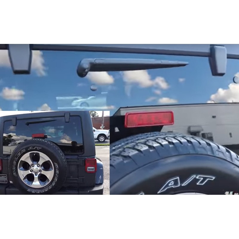 Rear Wiper Arm Blade Replacement for Jeep Wrangler JK 2007-2017