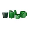 Rotho Greenline compost bin 7 l, plastic (PP), green, 7