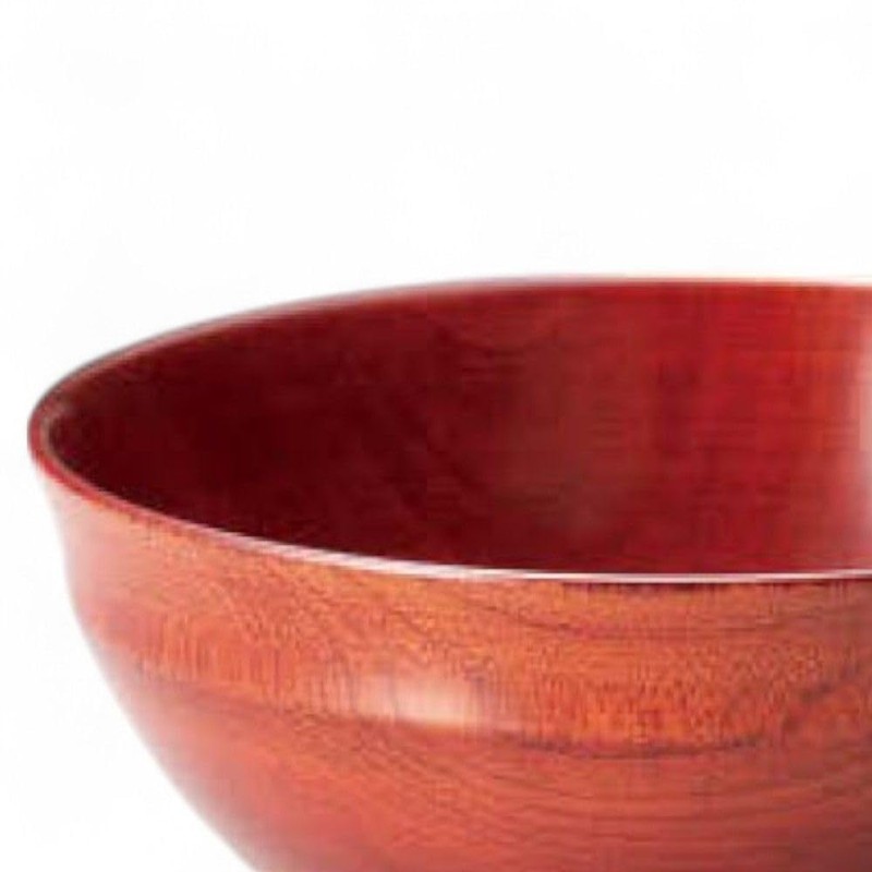 J-kitchens PID-528558 Lacquer, Rice Bowl, Wooden, Lacquer, Hand-painted, Made in