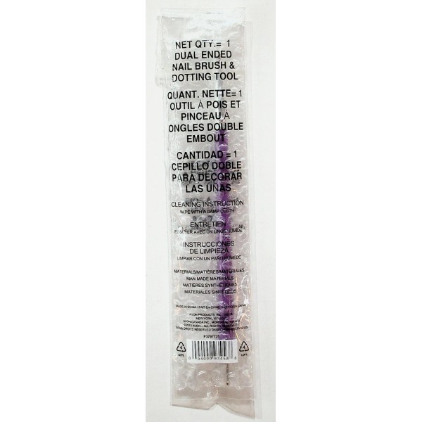 Avon Dual Ended Nail Brush and Dotting Tool for Nail
