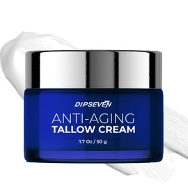 Men's Wrinkle Defense Beef Tallow for Face: Anti-Aging Cream For Men with Beef Tallow, Retinol & Peptides - Day & Night - Facial Skin Care - Anti Wrinkle Organic Face Cream Moisturizer