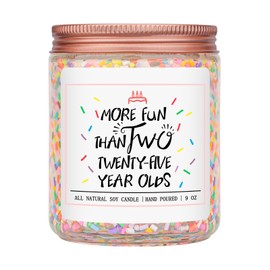 Homsolver 50th Birthday Gifts for Women, Best 50th Birthday Gift Ideas, Perfect Birthday Present, Birthday Presents for Mom, Friends, Wife, Sister, Grandma, Happy Birthday Aromatherapy Candles