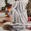 Heated Electric Blanket Throw,Octrot 50"X60" Faux Fur Heating Blanket Luxury