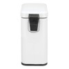 PEDAL BIN BATHROOM 5L SLIM RECTANGULAR REMOVABLE BUCKET WASTE DUST