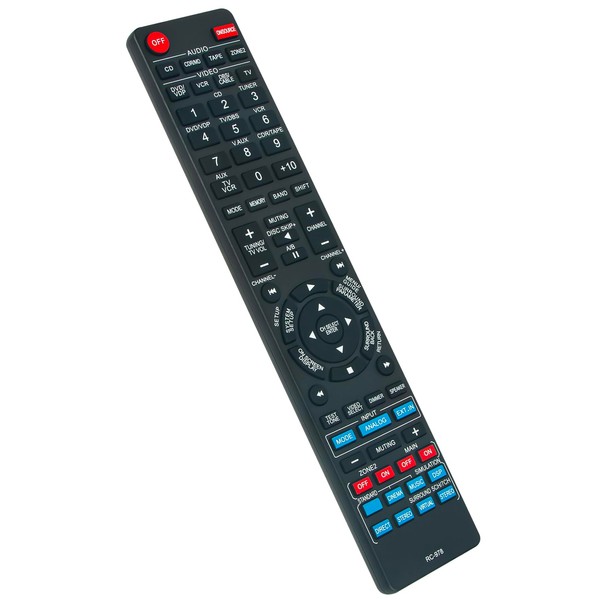 AULCMEET RC-978 Replacement Remote Control Fit for Denon AV SURROUND