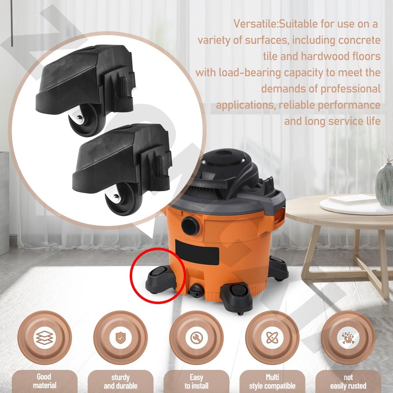 2 Pack 12388 Foot Caster & 12293 Caster Kit Compatible