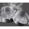 Ashtray, Pack of 8 Round Stainless Steel Ashtrays, Used in
