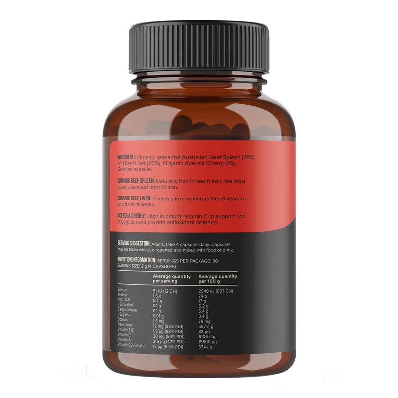 Chief Iron + C, 120 capsules